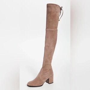 Stuart Weizman Tieland 7B taupe brand new